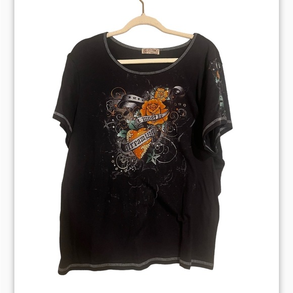 Y2K Vintage Blue canyon clothing plus size 3X top - Picture 1 of 4